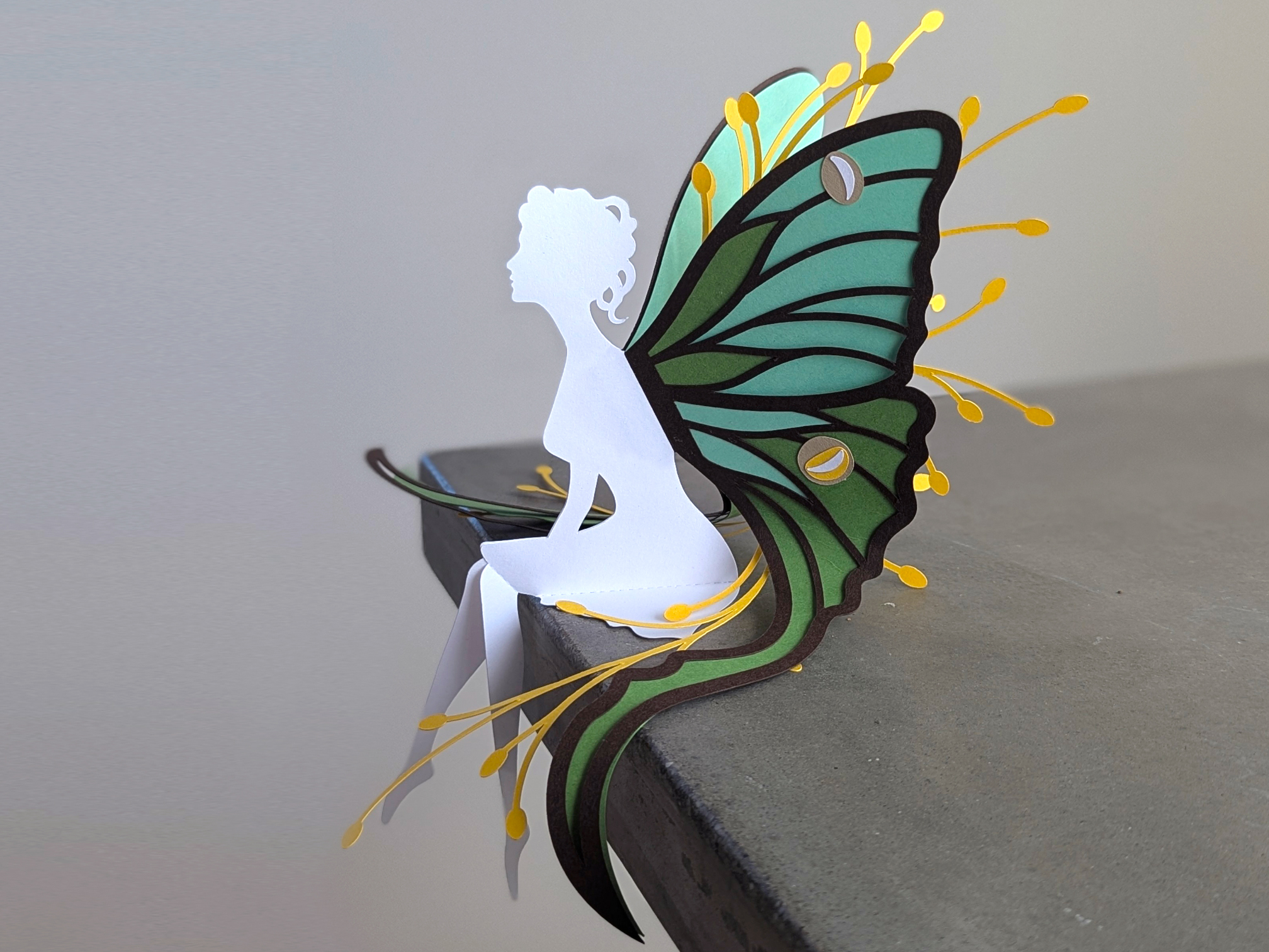 工芸品 Butterfly Fairies Luna Moth / Butterfly Fairy » SVG Designs For a Magical Woodland